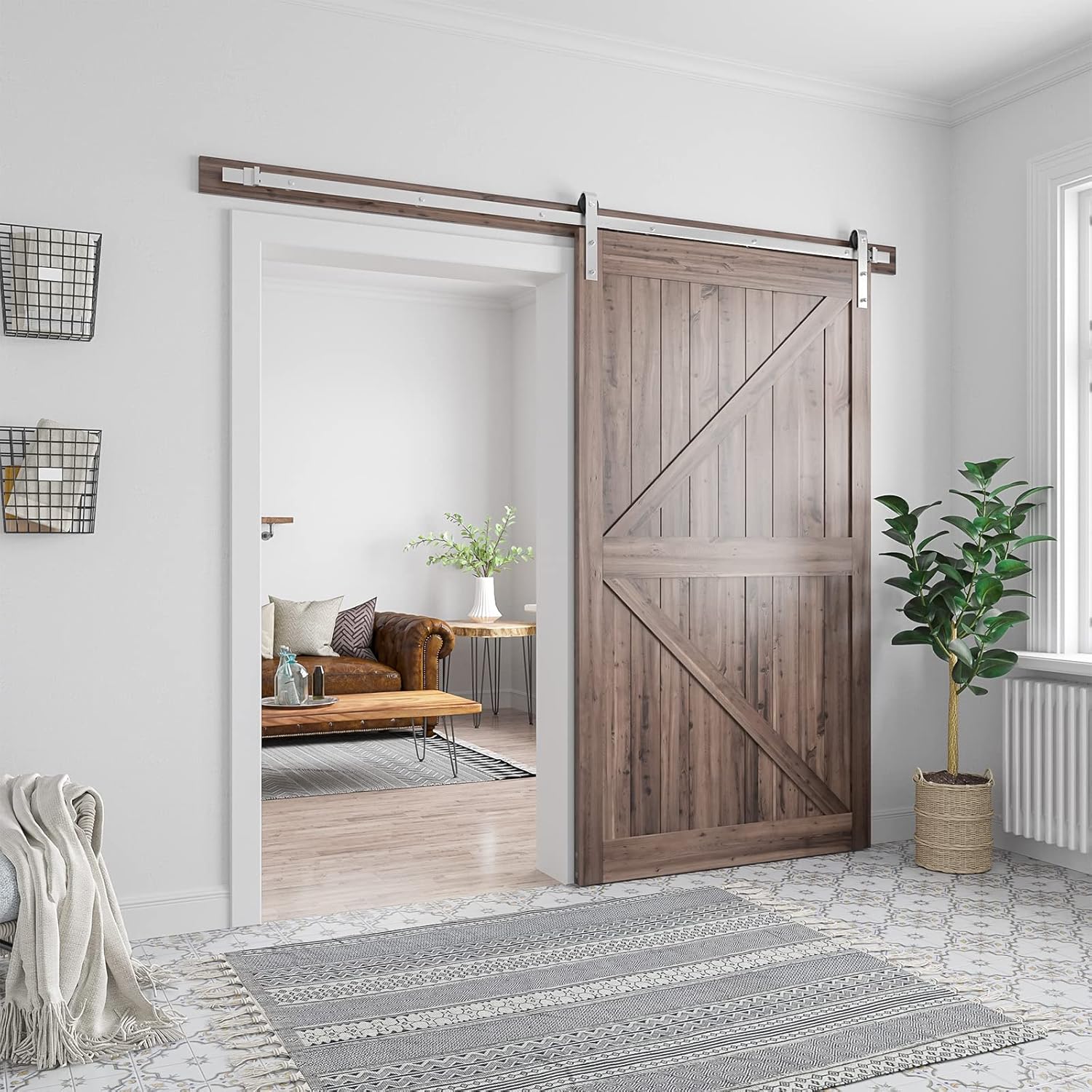 Barn door Hardware 2.5M Single Door - Image 5