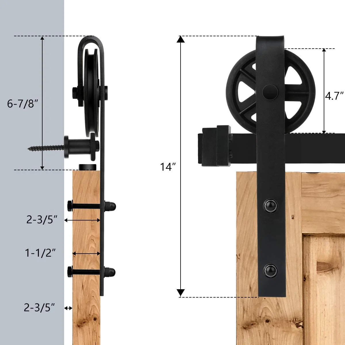 Barn door Hardware 2M - Image 9