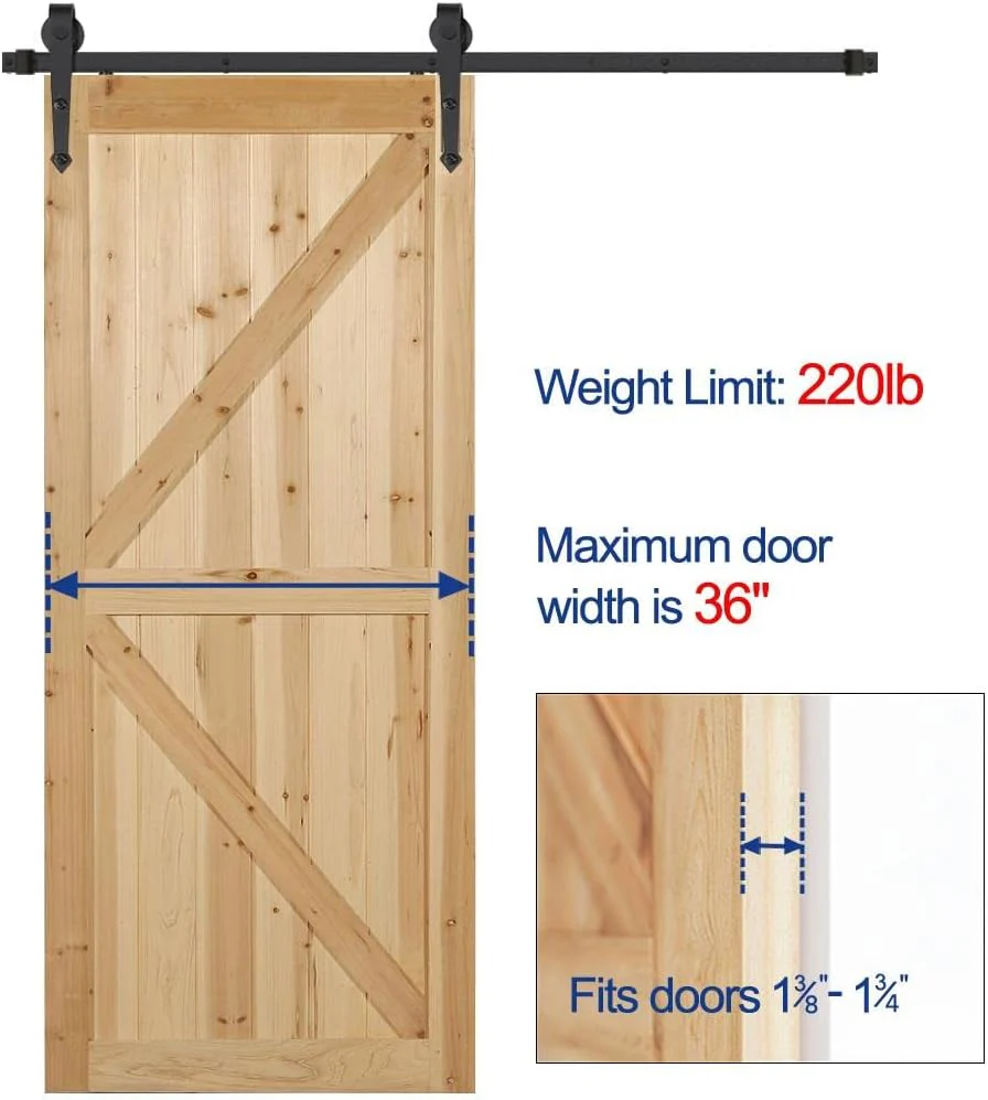 Barn Door Hardware 2M - Image 2