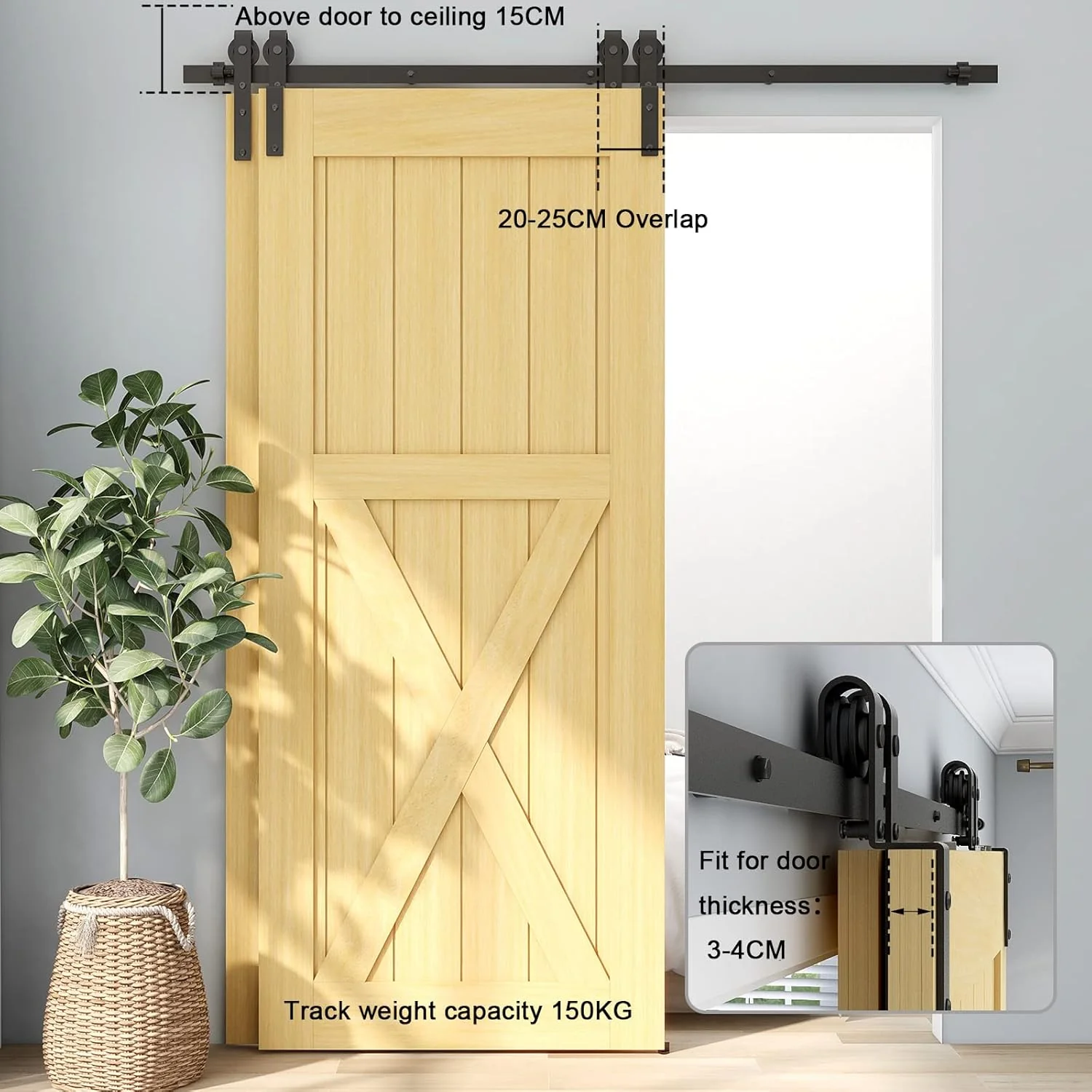 Barn Door Hardware 4M - Image 7
