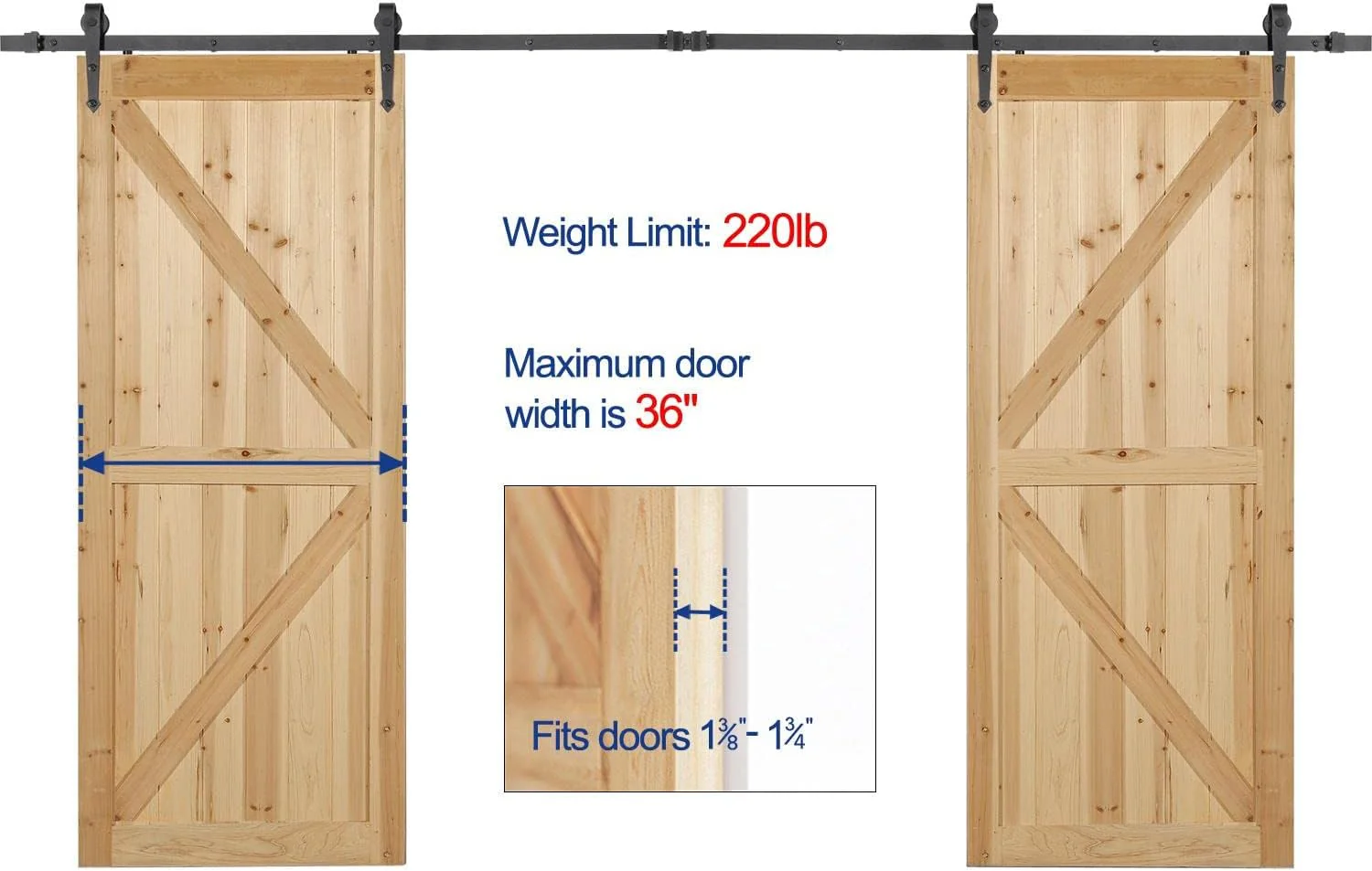 Barn Door Hardware 4M - Image 5