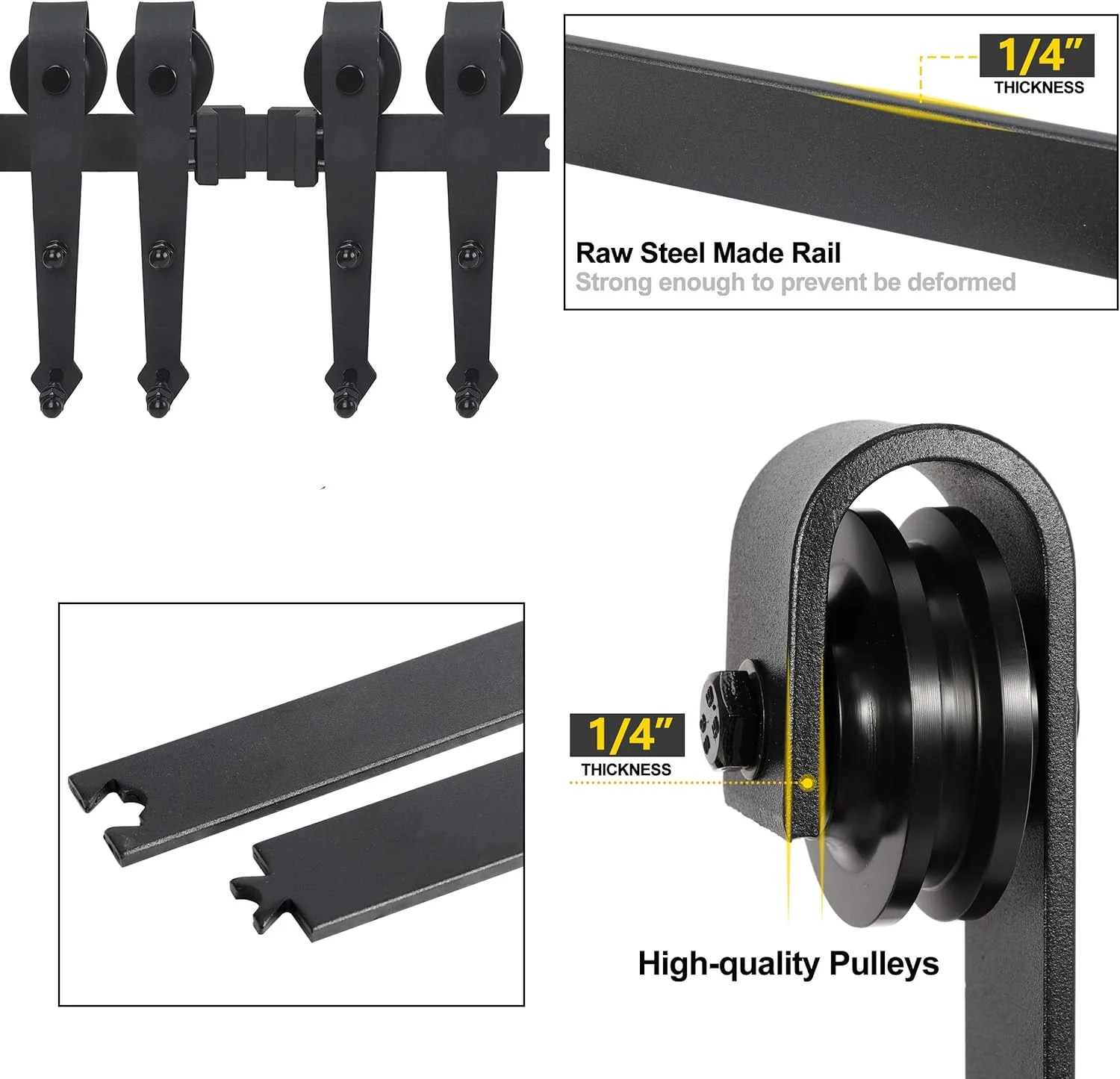Barn Door Hardware 4M - Image 9