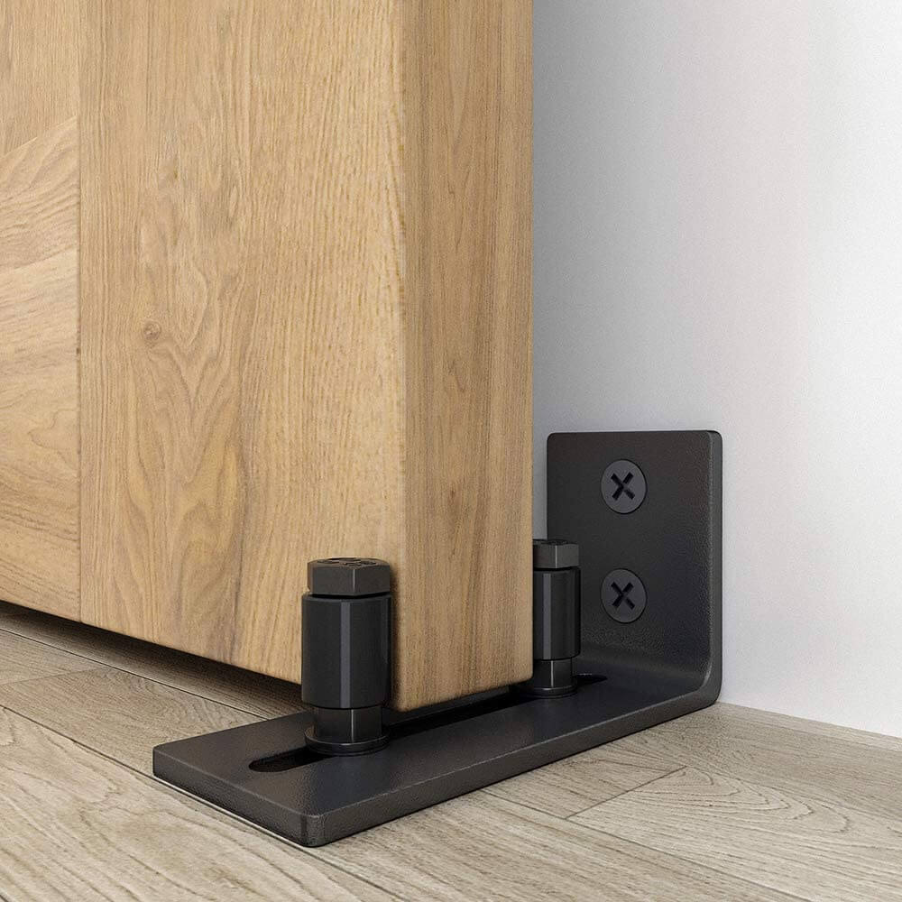 Barn Door Hardware Bottom Adjustable Roller - Image 3