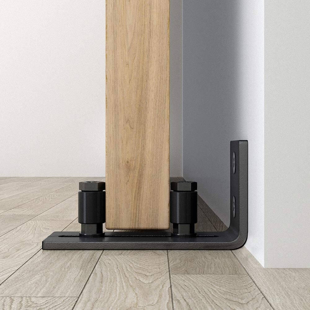Barn Door Hardware Bottom Adjustable Roller - Image 5