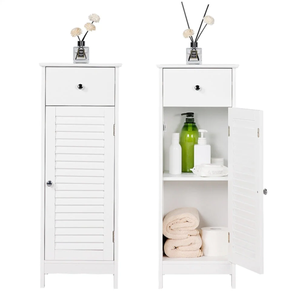 Bathroom Kitchen Floor Storage Cabinet - Image 5