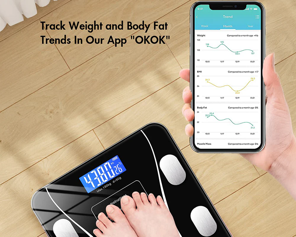 Bathroom Scales Bluetooth Body Fat Scale - Image 4