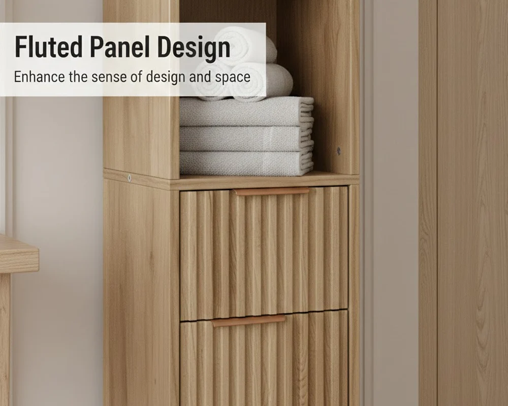 Bathroom Tower Cabinet - Image 6