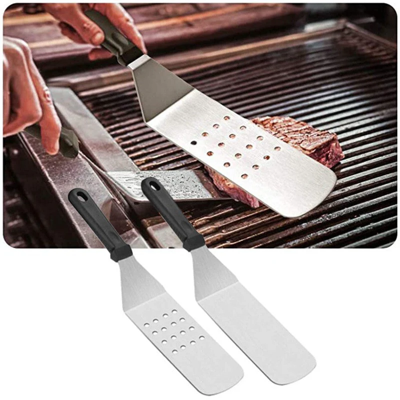Griddle Accessories Kit 38PCS – Stainless Steel BBQ Tool Set with Storage Bag - Image 4
