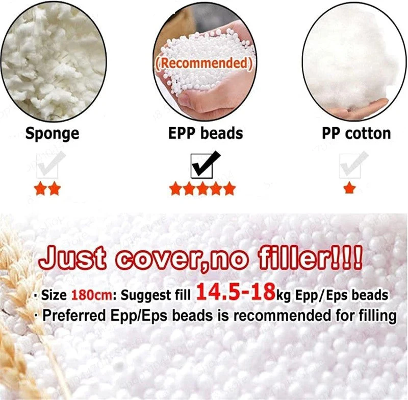 Bean Bag Cover Sofa Cushion Bed - Image 7