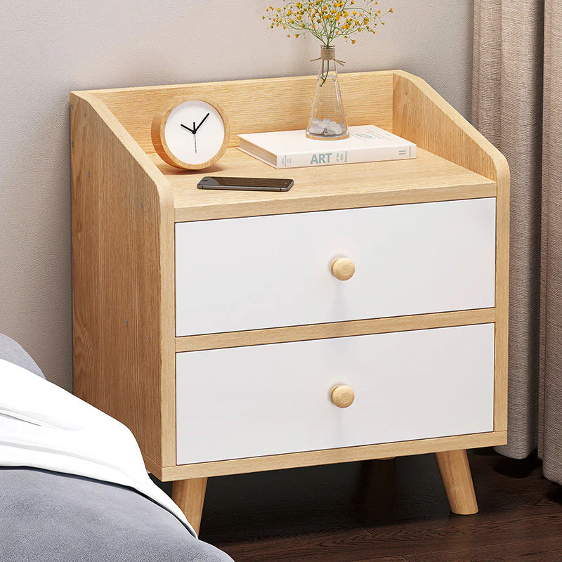 Bedside Table Nightstands with Drawer - Image 6