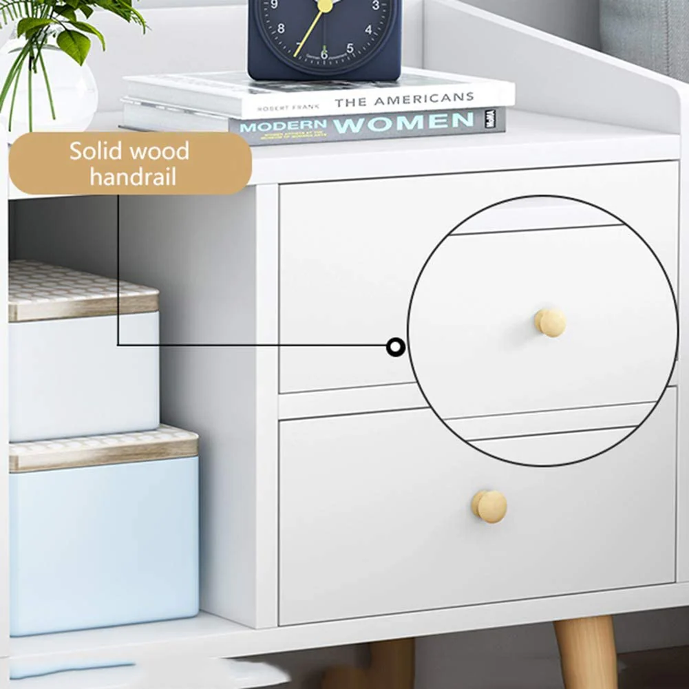 Bedside Table with Drawer - Image 3