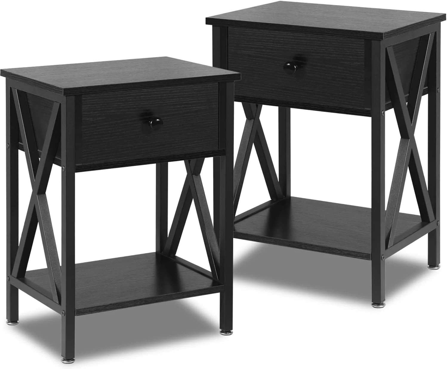 Bedside Table with Drawers - Image 16