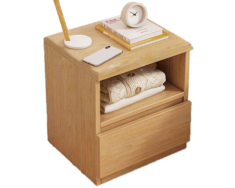 Bedside Table with Drawers - Image 9
