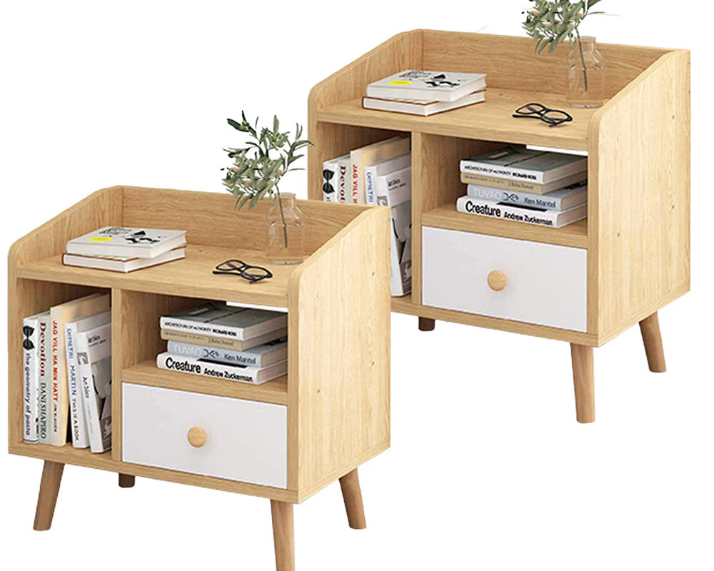 Bedside Table With Drawer - Image 2