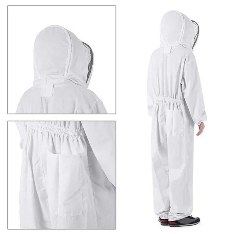 Beekeeping Suit Hooded Veil Bee Farm Clothing XXL - Image 7
