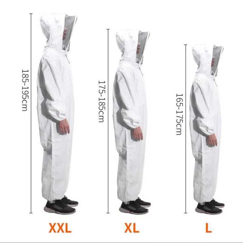 Beekeeping Suit Hooded Veil Bee Farm Clothing XXL - Image 8