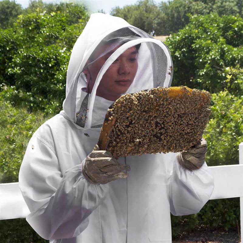 Beekeeping Suit Hooded Veil Bee Farm Clothing XXL - Image 9