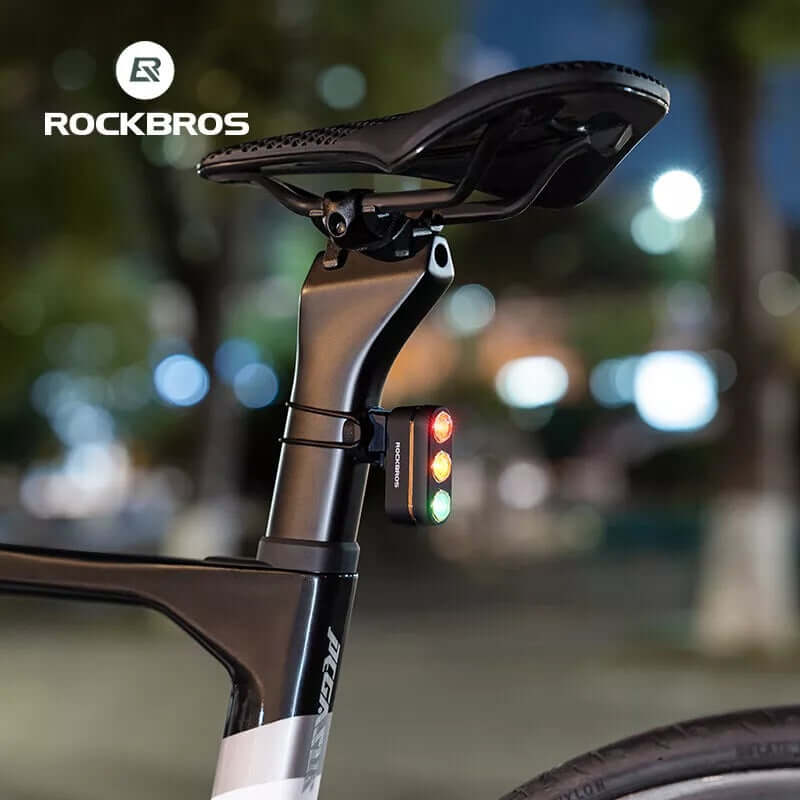 Bicycle Smart Brake Taillight Saddle Light - Image 2