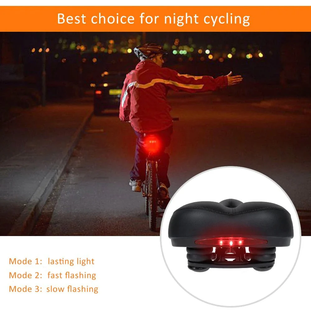 Bike Saddle Bike Seat With Tail light - Image 8