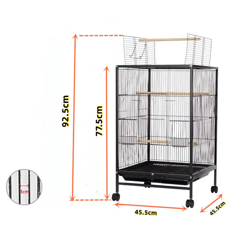 Bird Cage Parrot Aviary Perch Carrier - Image 3