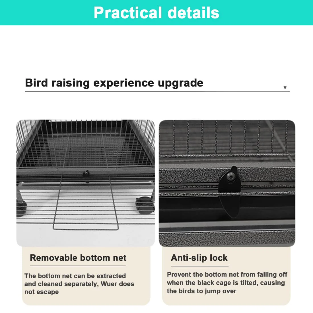 Bird Cage Parrot Aviary Perch Carrier - Image 5