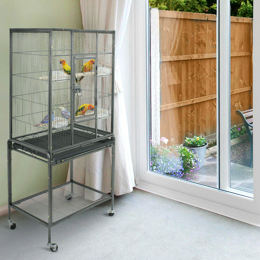 Bird Cage Parrot Aviary Perch Carrier - Image 12