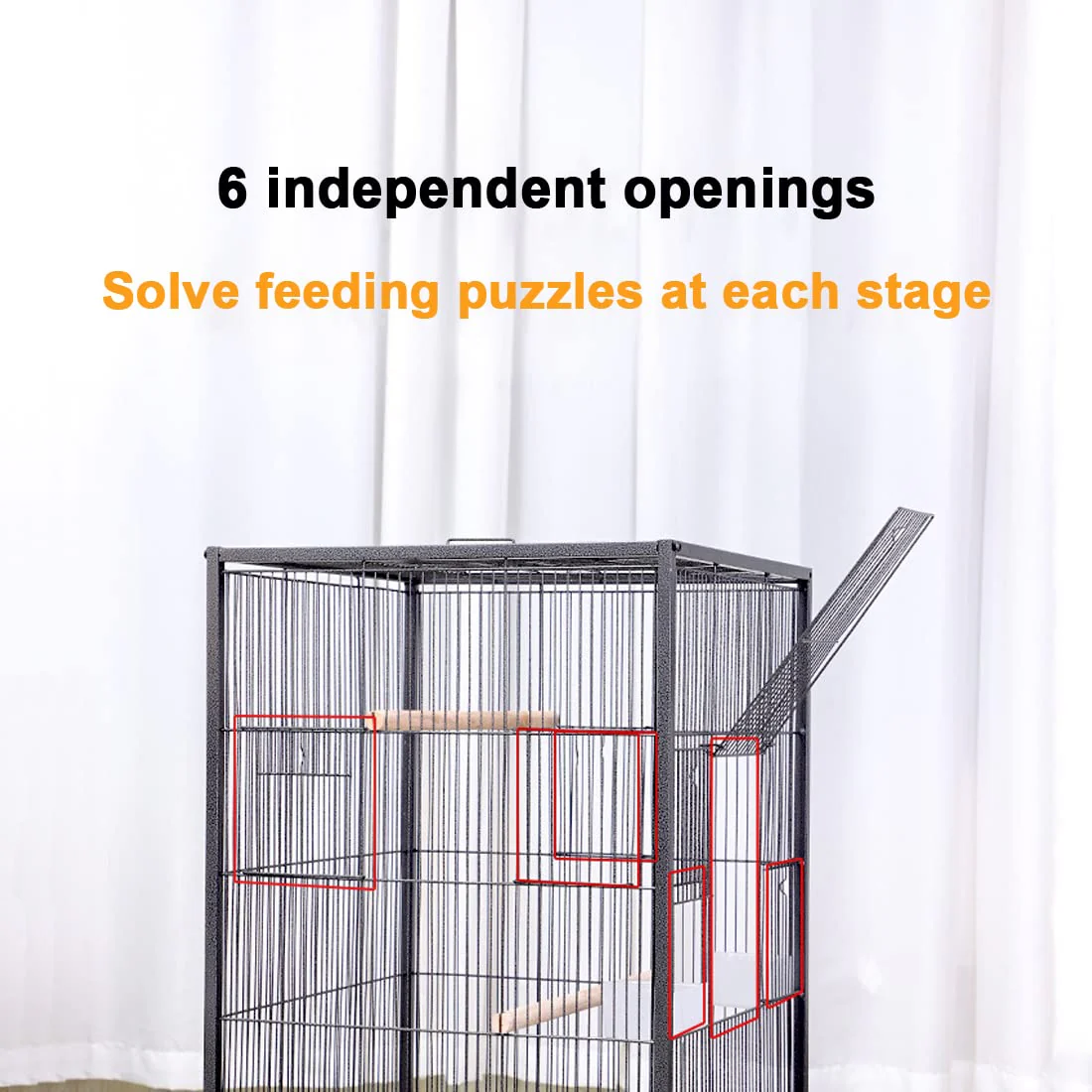 Bird Cage Parrot Aviary Perch Carrier - Image 7