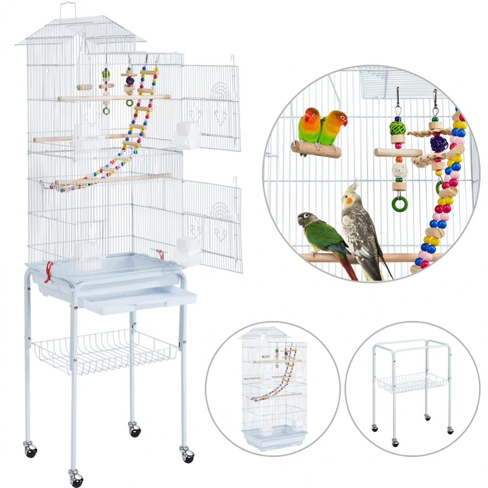 Bird Cage with Toys - Image 5