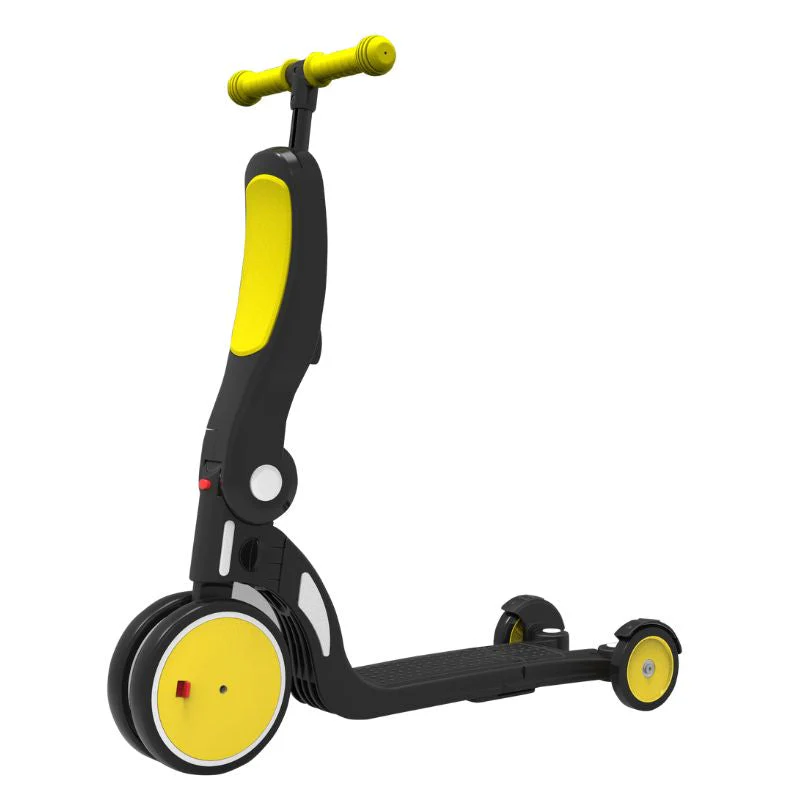 Birthday Gift Red Convertible 3-in-1 Balance Bike, Tricycle & Scooter  for Aged 1-3-6 Years Old - Image 8