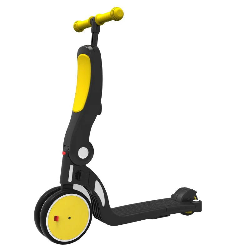 Birthday Gift Red Convertible 3-in-1 Balance Bike, Tricycle & Scooter  for Aged 1-3-6 Years Old - Image 9