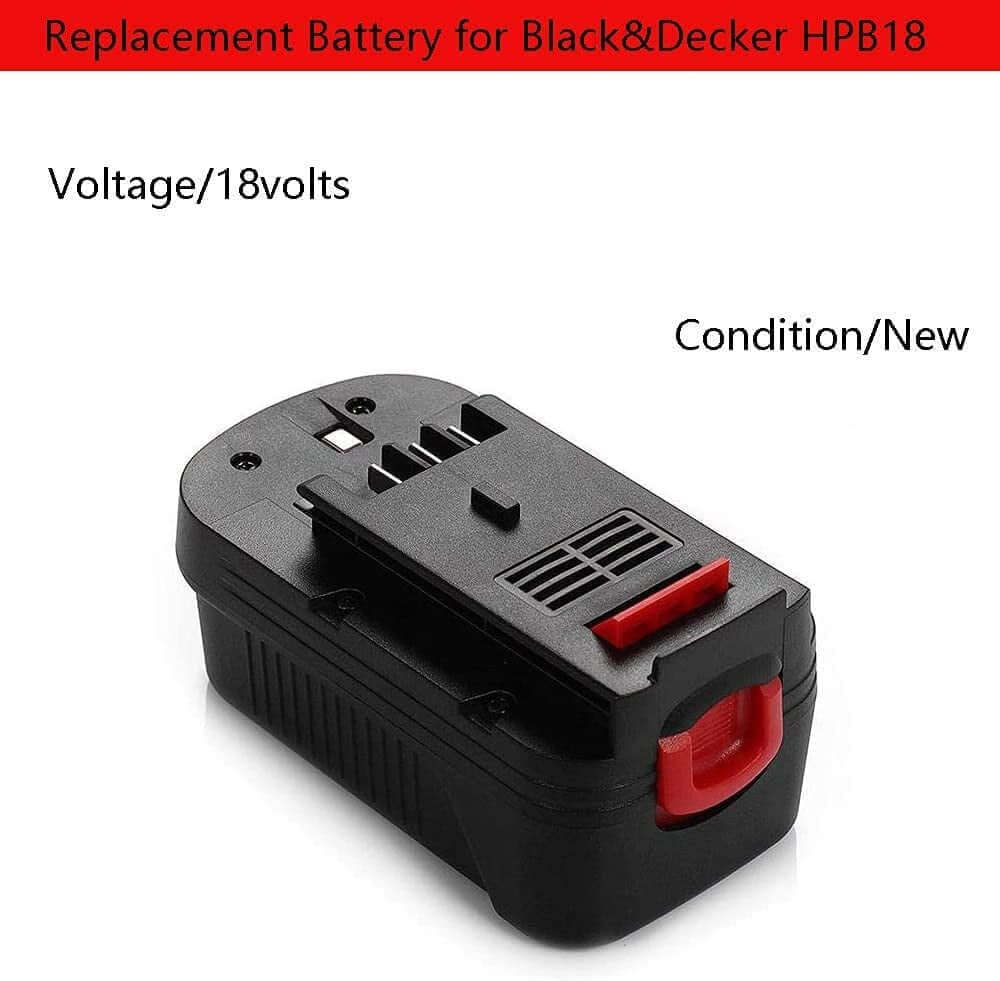 Black & Decker FIRESTORM 18V A1718 HPB18 Replacement Battery - Image 2
