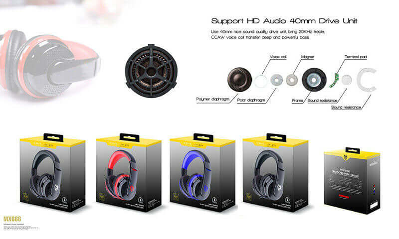 Bluetooth Headphones Wireless Headphones With Mic - Image 4