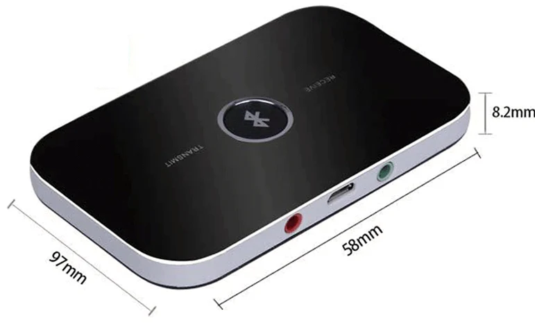 Bluetooth Transmitter Receiver 3.5Mm Audio Cable 2-In-1 Wireless Adapter For Headphone Speaker - Image 6