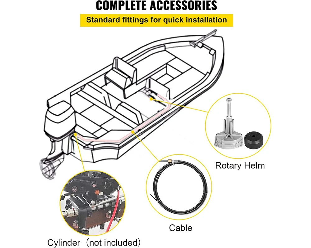 Boat Rotary Steering System Kit - Image 7