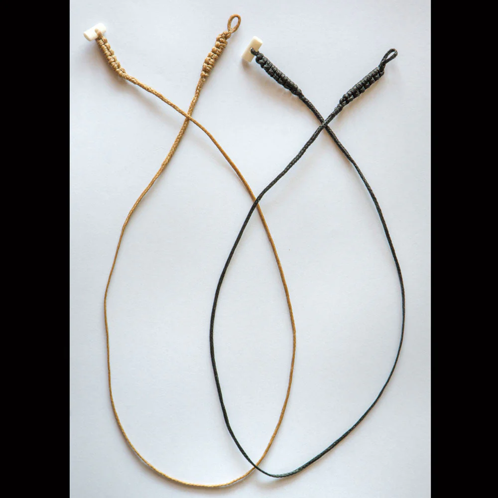 Braid Cords with Bone Toggles -C2 Natural/Tan / Thick (1.8mm) - Image 2