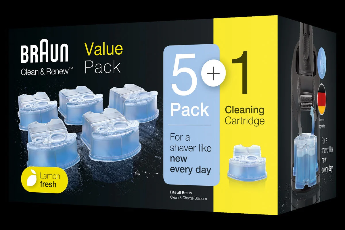 Braun Clean and Charge Refills 5 Pack + 1 free (CCR6) - Image 2