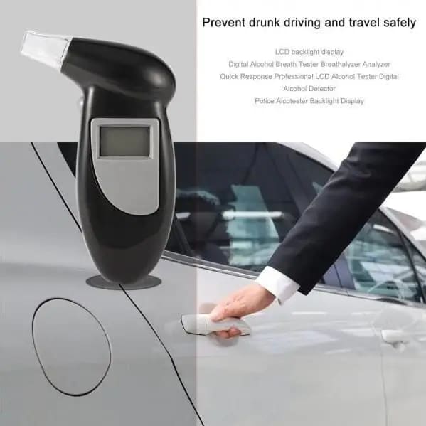 Breathalyzer - Breath Alcohol Tester With 5 Extra Breathalyser Mouth Pieces - Image 6