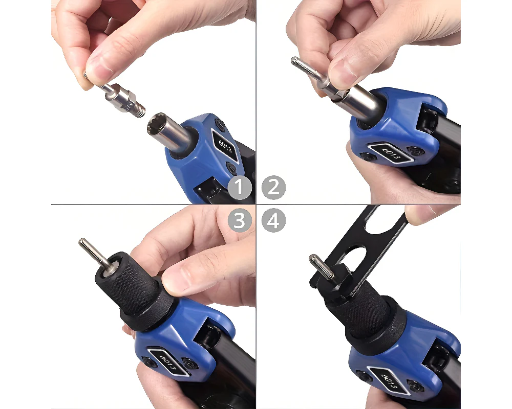 Nut Rivet Riveter Gun Riveting Kit - Image 8