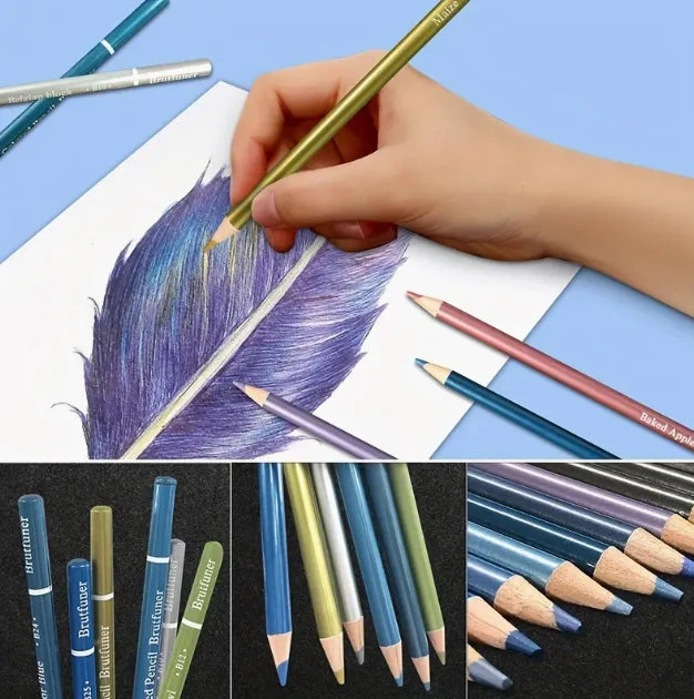 Brutfuner 72 Metallic Coloured Pencil - Image 3