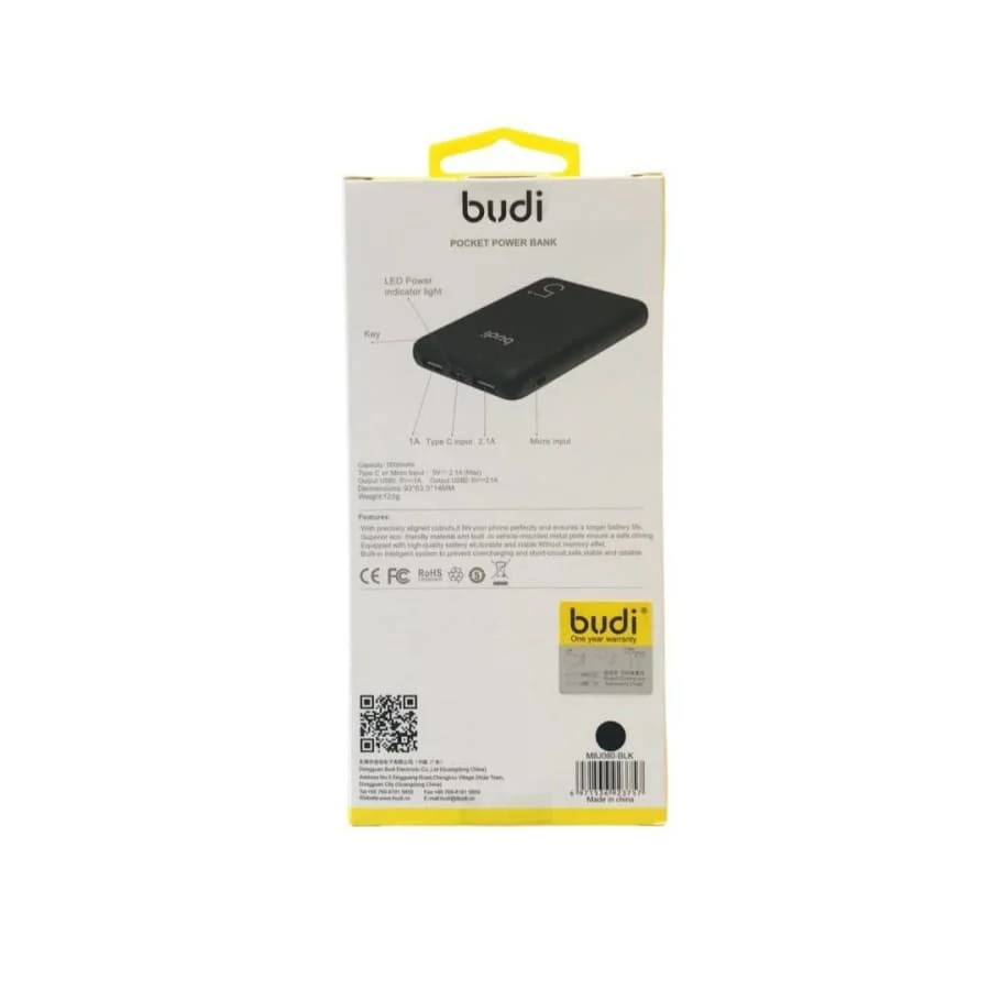 Budi 5,000 mAh Power Bank - Image 3