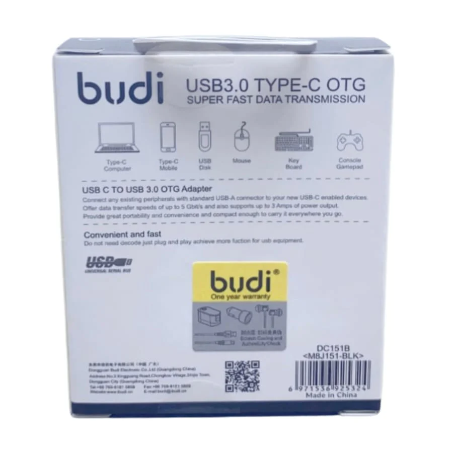 Budi USB 3.0 Type-C OTG Adapter DC151B - Image 4