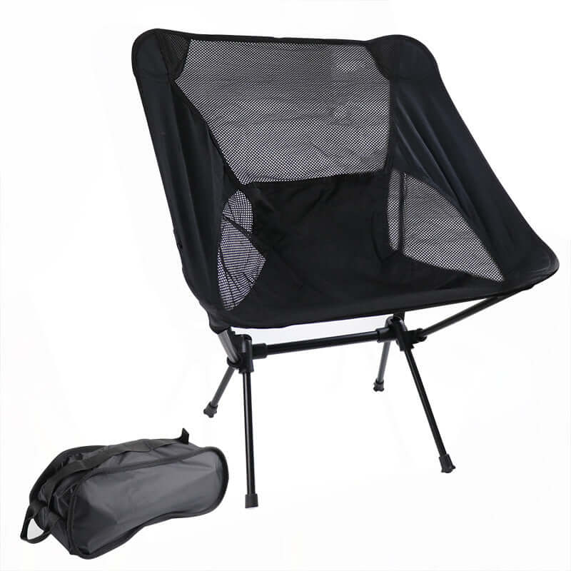 Camping Chair/Outdoor Folding Chair-Black - Image 9