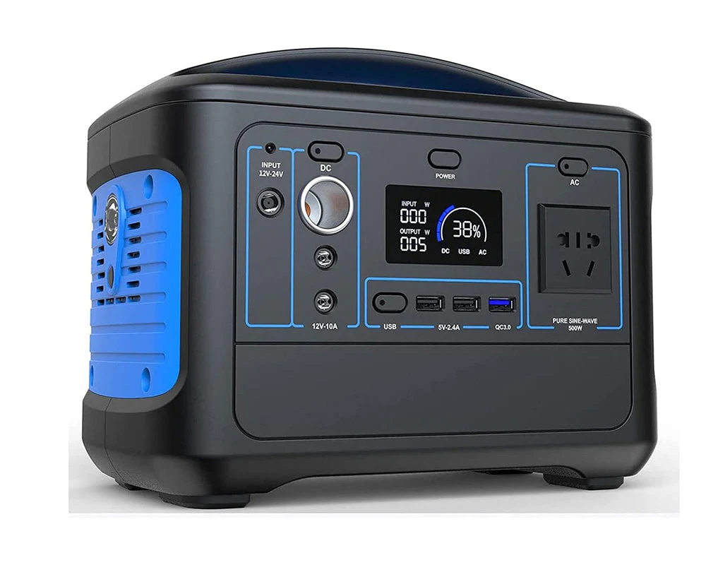 Portable Outdoor Power Station 500W – Solar & Mains Rechargeable - Image 2