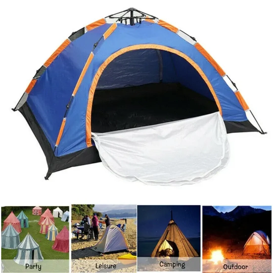 Camping Tent 3-4 Person Pop-Up Tent - Image 2