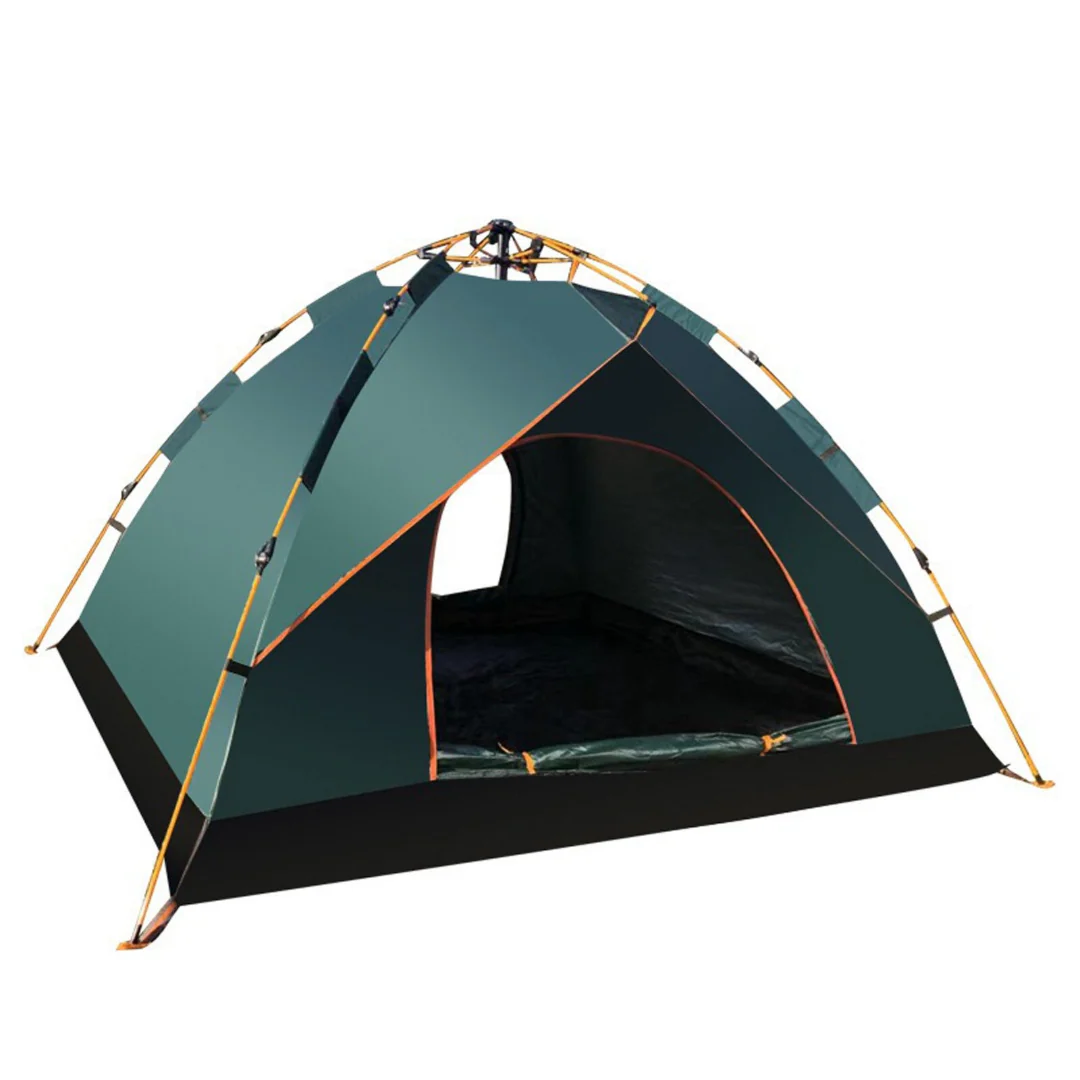 Camping Tent Outdoor Camping Hiking Tent 3-5 Person (Dark Green) - Image 2