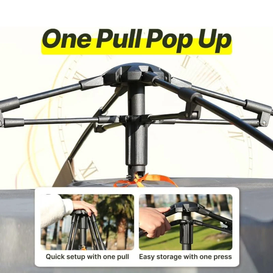 Camping Tent with Canopy - Image 7