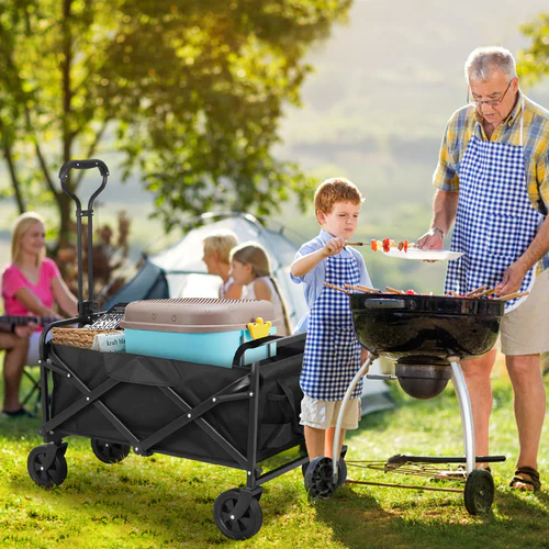 Camping Trolley Cart Wagon Cart Picnic Beach Trolley - Image 12