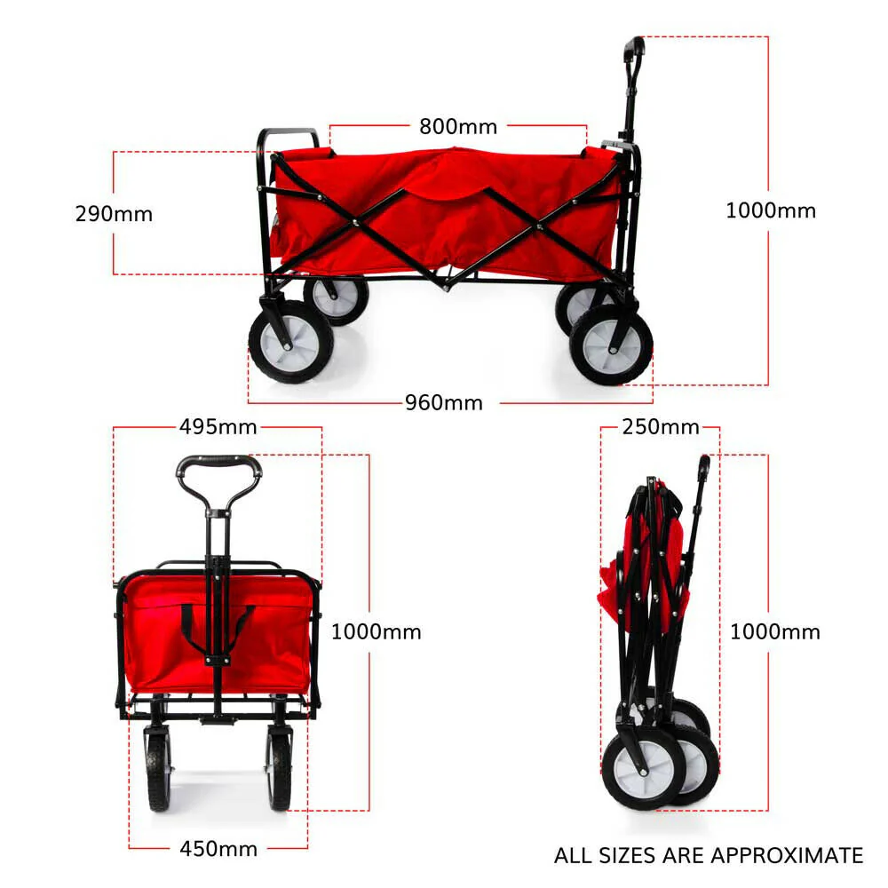 camping trolley, garden trolley, trolley cart - Image 9