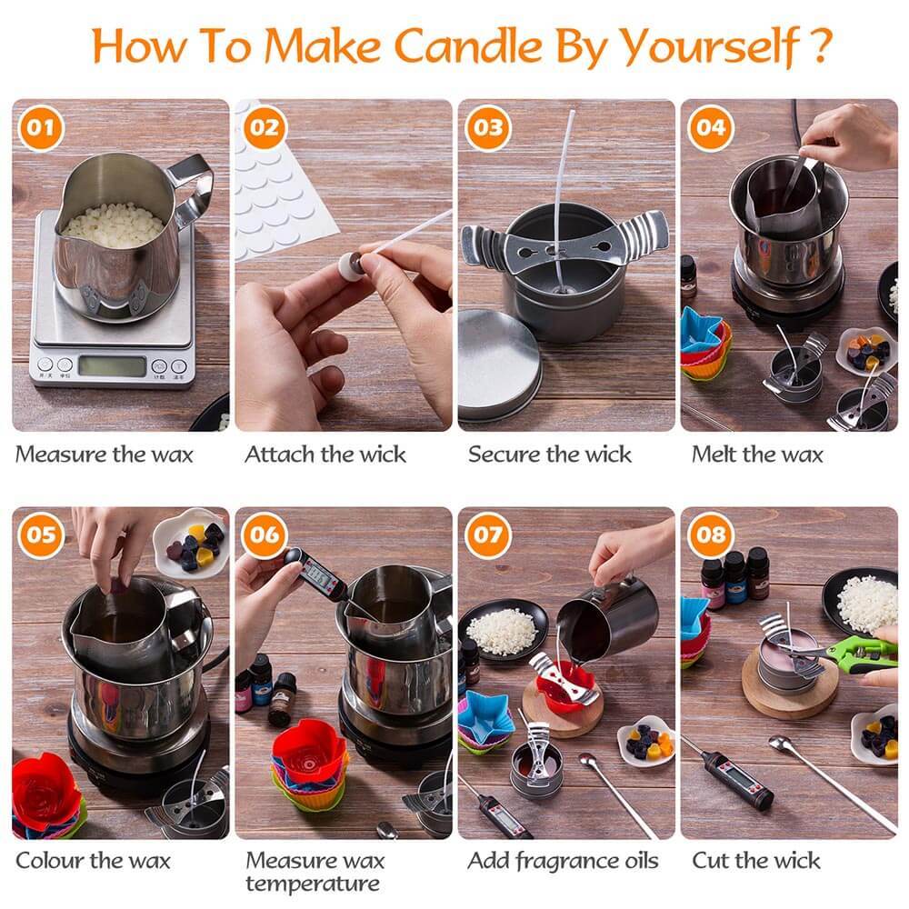 Candle Making Kit Candle Making Supplies DIY Candle Craft Tools - Image 3