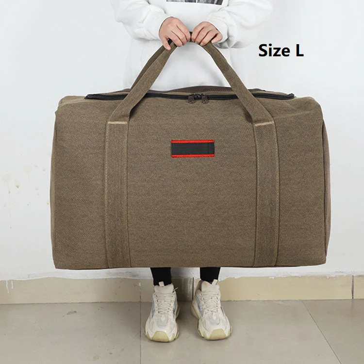 Canvas Storage Bag – High-Capacity Travel, Camping & Moving Luggage Bag - Image 10